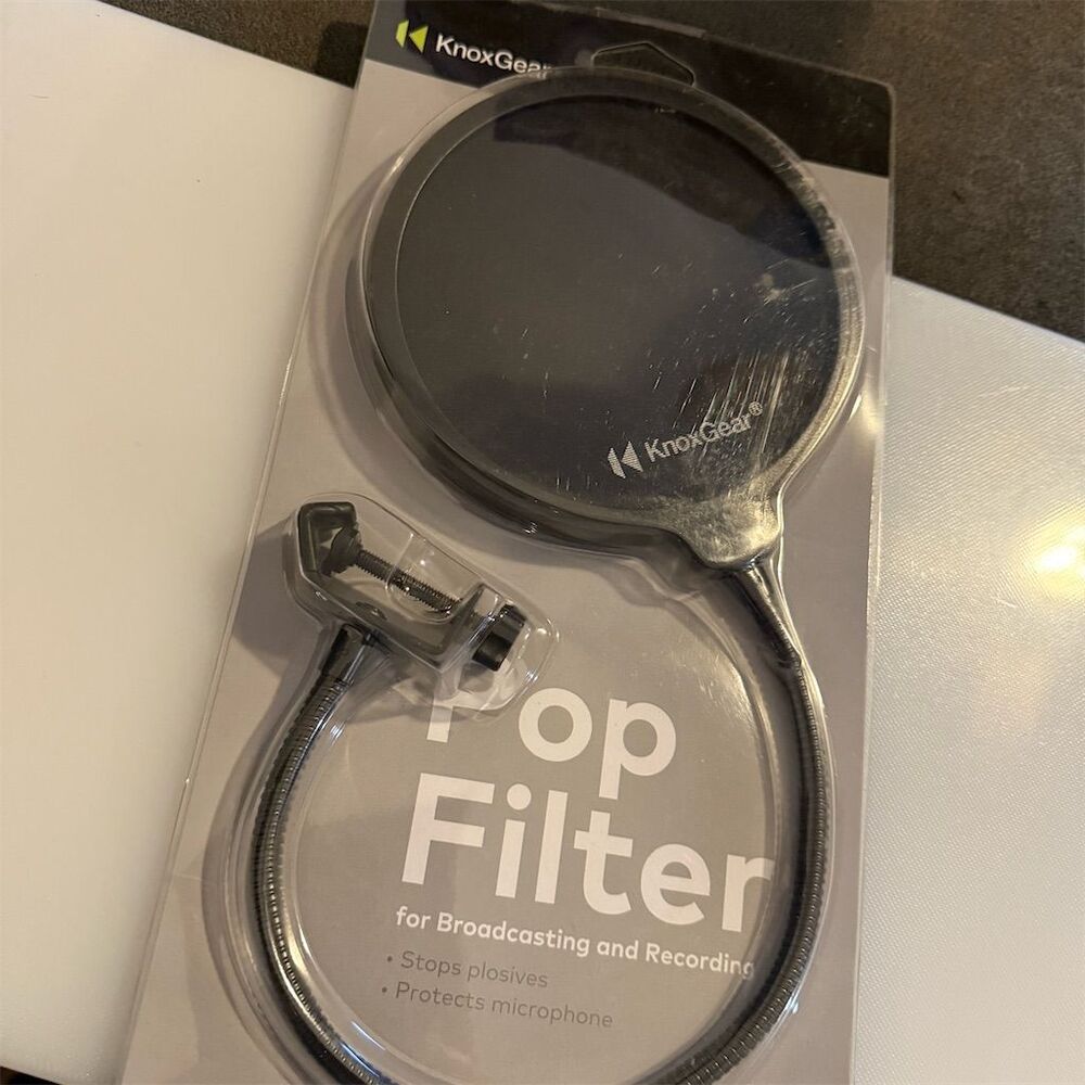 Knox Gear Pop Filter for Broadcasting & Recording Microphones
